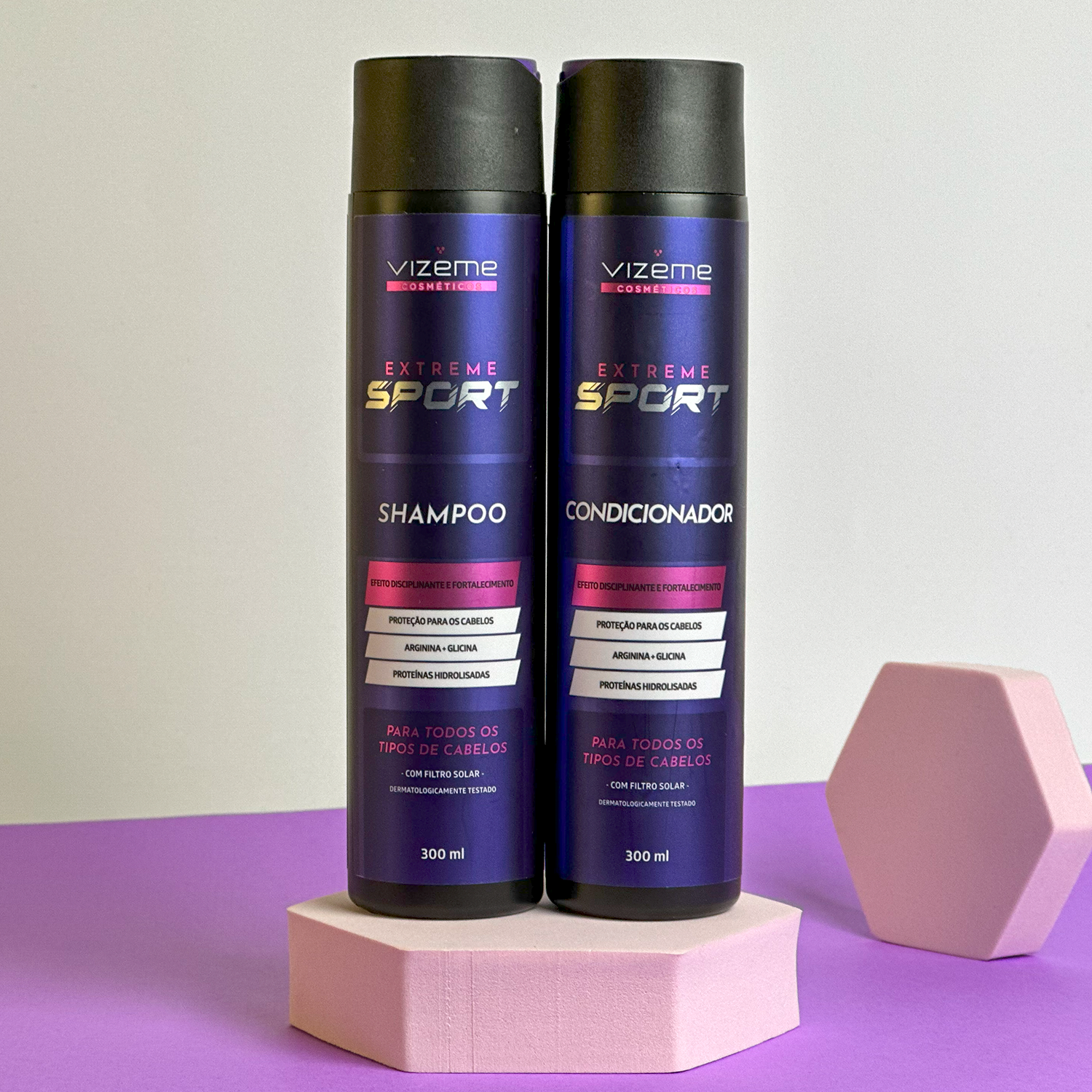 shampoo e condicionador extreme sport vizeme